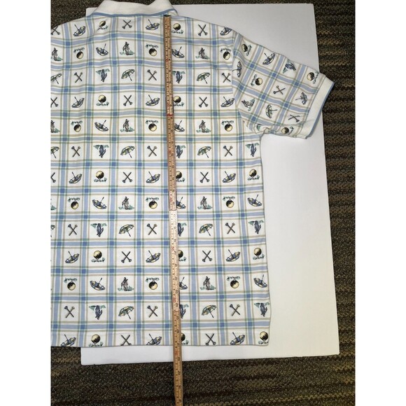 Classic Elements Golf Print Polo Men's Size Large‎ - Picture 5 of 6